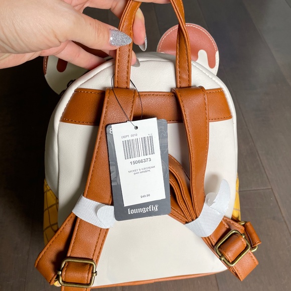 Loungefly Mickey Ice Cream Mini Backpack - Picture 3 of 3